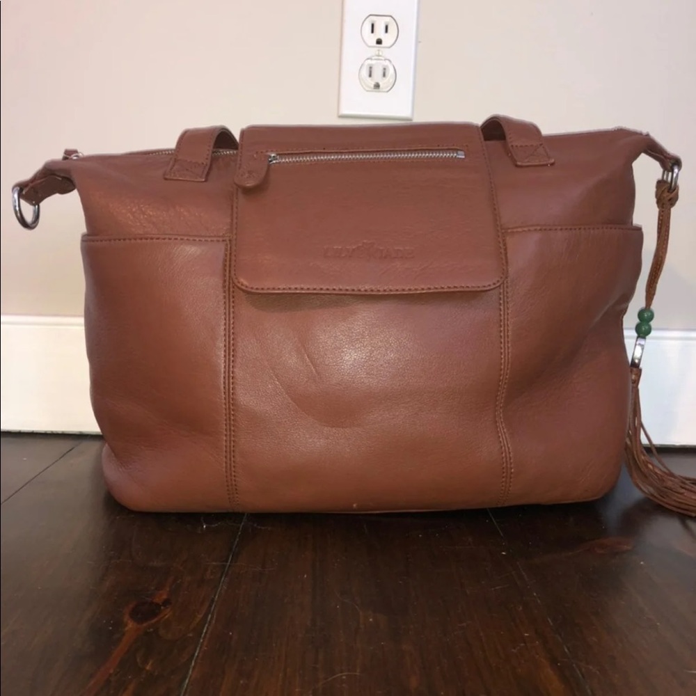 *SOLD* Lily Jade brown leather bag
